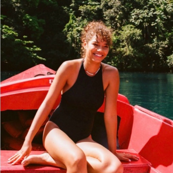 Andie Swim The Luzon One Piece in Black - Picture 1 of 4